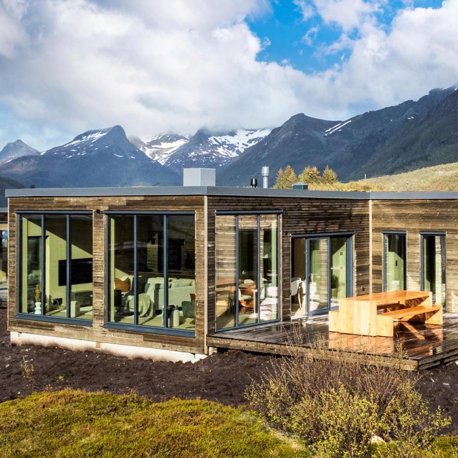 New! Luxury Cabin In Beautiful Lofoten Kleppstad Exterior photo