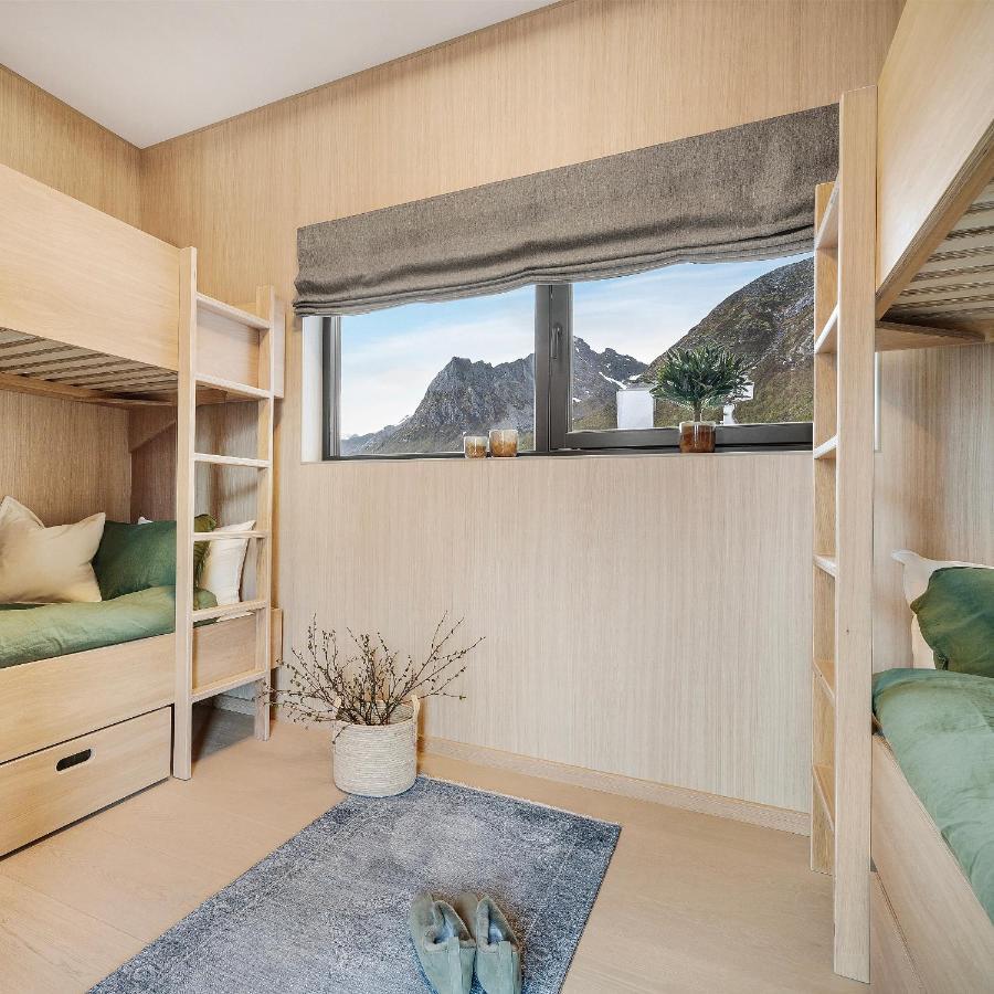 New! Luxury Cabin In Beautiful Lofoten Kleppstad Exterior photo